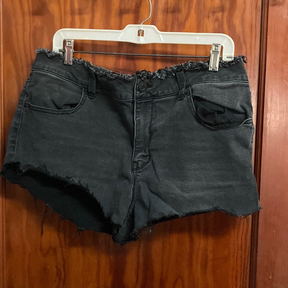 Maurice’s XL Black Denim M Jean Shorts